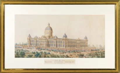 Zweitplatzierter Entwurf, Melbourne International Exhibition Building